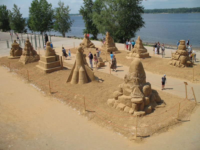 Чудеса света. Всероссийский фестиваль песчаных скульптур