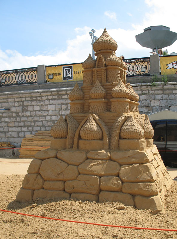 Фестиваль песчаных скульптур. Без единого гвоздя