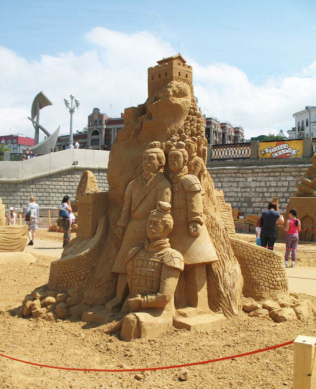 Фестиваль песчаных скульптур. Made in China