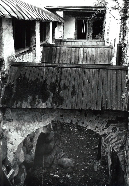 Соловецкий монастырь в 1986 году. Крыши и галереи