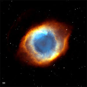 Глаз Бога - планетарная туманность NGC 7293